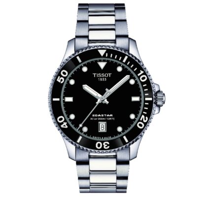 Tissot Seastar 1000 40mm Unisex Black Watch - T1204101105100